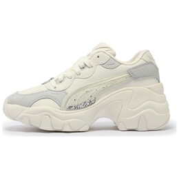 Кроссовки Puma Pulsar Wedge Chunky Sneakers Women's Low-top White Gray Silver, белый 400978-01 | white gray silver