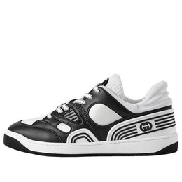 Кроссовки basket demetra sneaker 'white black' Gucci, черный 722777-2sh80-1064 | black/white