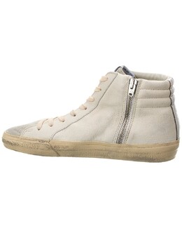 Высокие кеды Golden Goose из кожи и замши, белый 7332828676156 | white