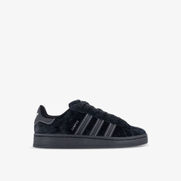 Низкие замшевые кроссовки Campus 00s с фирменными полосками Adidas, черный r04268796 | black black white