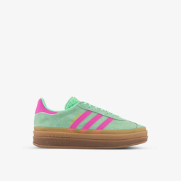 Низкие замшевые кроссовки Gazelle с ярким фирменным принтом Adidas, розовый r04226331 | pulse mint pink