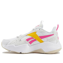 Кроссовки turbo restyle 'white yellow pink' Reebok, белый ig9512 | white/yellow/pink