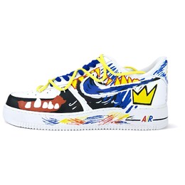 Кроссовки Air Force 1 для скейтбординга унисекс с низким верхом белого/красного/синего/желтого цвета Nike dd8959-100(team405-巴斯恐龙) | white