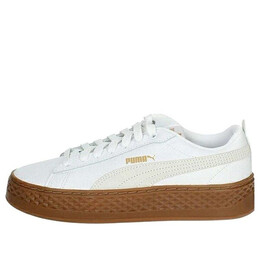 Кроссовки suede platform leather sneaker ' white' Puma, белый 366487-02 | white