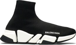 Кроссовки Balenciaga Wmns Speed 2 Trainer Knit Black White, черный 617196 w1702 1015 | black