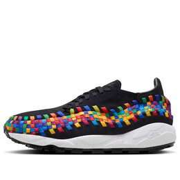 Кроссовки air footscape woven 'rainbow black' Nike, черный fb1959-002 | black/multicolor