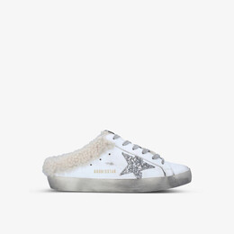 Кроссовки Superstar Sabot 10224 из кожи и овчины Golden Goose, белый r03783325 | white/oth
