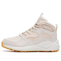 Кроссовки флисовые высокие повседневные туфли Anta, белый 122248992-1 | white/pink/beige