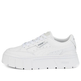 Кроссовки mayze stack leather 'triple white' Puma, белый 384412-01 | white