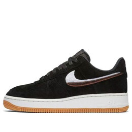 Кроссовки air force 1 '07 lx 'black gum' Nike, черный 898889-010 | black