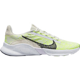 Кроссовки Nike Wmns SuperRep Go 3 Flyknit Next Nature, белый/светло-зеленый/мультиколор dh3393-175