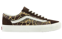 Кроссовки Vans Style 36 Series Skateboard Shoes Unisex Low-Top Brown Leopard Print vn0a5aob5dw