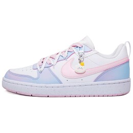 Кроссовки Nike Court Borough Skateboard Shoes Women's Low-Top Blue, розовый dv5456-105(team335-004) | pink/blue