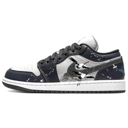 Баскетбольные кроссовки Air 1 Vintage Unisex Low-Go серый/черный Jordan dc0774-040(team181-古风仙鹤) | black