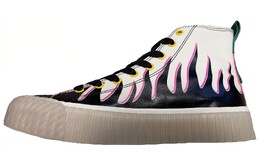 Кеды Kappa Canvas Shoes Unisex Mid-Top Black White kpcbgvs52c-990