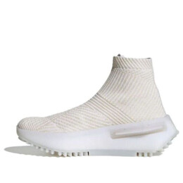 Кроссовки оригиналы nmd_s1 носок Adidas, белый id4266 | white