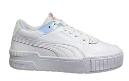 Кожаные женские кроссовки Cali Sport Glow E на низкой шнуровке 373083 01 Puma, белый 3837036 | weiß