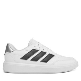 Кроссовки Adidas Courtblock IF6493 Ftwwht/Cblack/Silvmt, белый 270338 | blanco