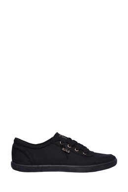 Женские бобы b симпатичные спортивные кроссовки Skechers, черный c21-636 | black
