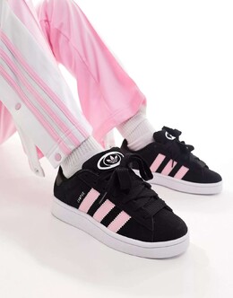 Черно-розовые кроссовки Adidas Campus 00s 132610002 | black