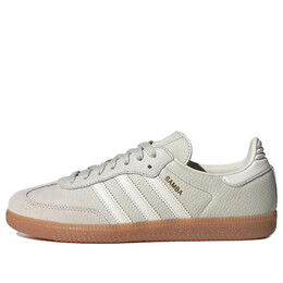 Кроссовки (WMNS) Adidas Samba OG 'Aluminium Gum', цвет aluminium / chalk white / wonder beige ie7013 | aluminium / chalk white / wonder beige