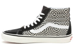 Кроссовки Vans SK8 Hi 38 DX Warp Check-Black White vn0a38gfvmy