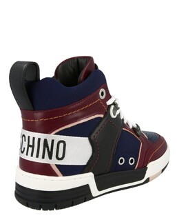 Асимметричные высокие кеды Streetball Moschino, мультиколор 7704757764156 | multi