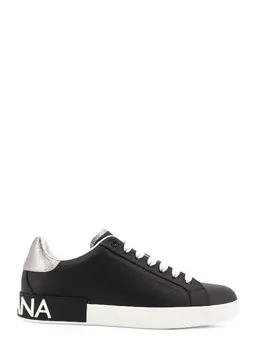 Dolce & Gabbana-Low-Top Leather Sneakers-Uomo 52620491489620