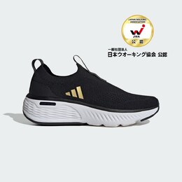 Кроссовки Adidas CLOUDFOAM GO SOCKS, цвет Black/Matte Gold/White id4040 | コアブラック/マットゴールド/フットウェアホワイト