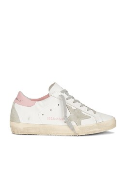 Кроссовки Golden Goose Super-Star, цвет White, Ice, & Light Pink ggor-wz449 | white, ice, & light pink