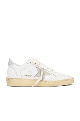 Кроссовки Golden Goose Ball Star, цвет White, Ice, & Silver ggor-wz550 | white, ice, & silver