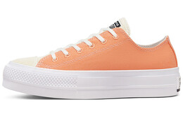 Кеды Chuck Taylor All Star Women's Renew Cotton Converse Platform Low 'Fuel Orange' Women's 567855c