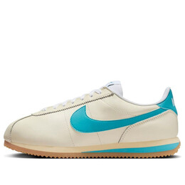 Кроссовки cortez 'coconut milk teal nebula' Nike, мультиколор hf4268-113 | coconut milk/gum yellow/pale vanilla/teal nebula