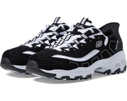 Кроссовки Skechers Hands Free Slip-Ins D'Lites New Classic, черный/белый 9951650 | black/white