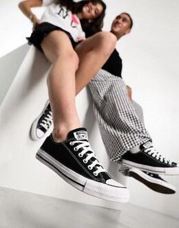 Черные кроссовки Converse Chuck Taylor All Star Ox 115184699 | schwarz
