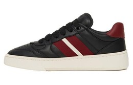 Кроссовки Bally Raise Logo-print Leather Sneakers, черный 6306537 | black