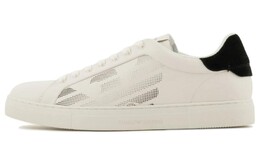 Кроссовки Emporio Armani Logo-engraved Leather Trainers, белый x4x598xr0981n480 | white