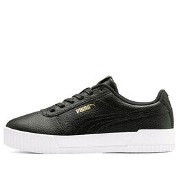 Кроссовки carina lux black/white low sneakers Puma, черный 370281-01 | black/white