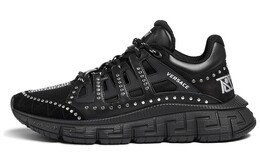 Кроссовки Versace La Greca, черный / серебряный dsu8094-1a05500_1b000