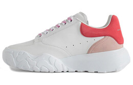 Кроссовки Court Trainer Lifestyle женские с низким верхом, белые/розовые/красные Alexander McQueen 709033wia9d9997