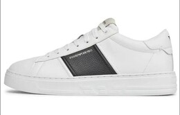Кроссовки Emporio Armani Mesh-panelled Logo-print Sneakers, белый x4x570xn840k488 | white