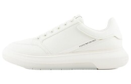 Кроссовки Emporio Armani Low-top Leather Sneakers, белый x4x633xm964m801 | white