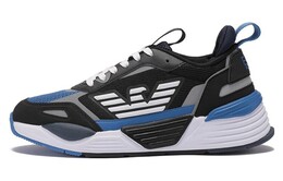 Кроссовки Emporio Armani Lifestyle Shoes Unisex Low-top Blue With Black Lettering, синий x8x070xk165s313 | blue with black lettering