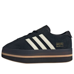 Кроссовки gazelle stack 'core black cream gum' Adidas, черный js0239 | core black/cream white/gum
