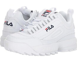Кроссовки Fila Disruptor II Premium Fashion Sneaker, белый 9573747 | white/fila navy/fila red 1