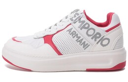 Кроссовки Emporio Armani Lifestyle Shoes Women's Low-top Red, красный x3x175xn760m477 | white-red