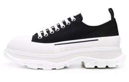 Кроссовки Alexander McQueen Tread Slick Low Top, белый / черный 604257w4mv21070—无鞋盒版本