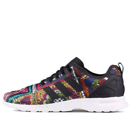 Кроссовки zx flux advance гладкие Adidas, черный s79824 | core black / multi-color