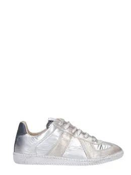 Maison Margiela-Sneakers Basse Contemporanee Con Pannelli A Contrasto-Donna 52624743596372
