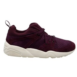 Кожаные женские кроссовки на шнуровке Trinomic Blaze by Glory Rioja 361470 01 Puma, фиолетовый 3844929 | lila